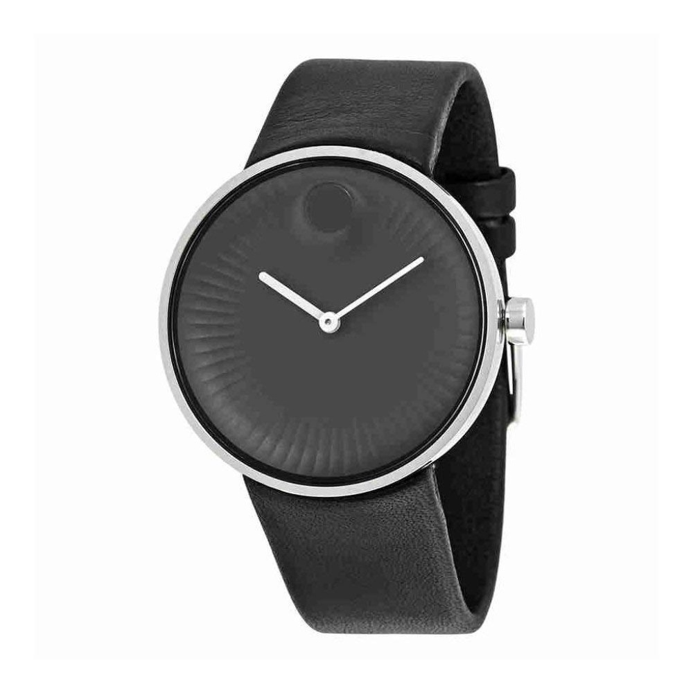 Movado Men's Edge Black Aluminum Dial 3680002